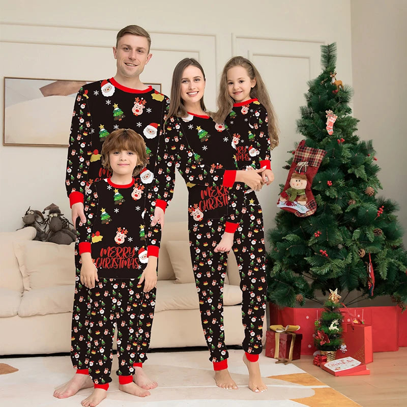 Pijama Navideño Familiar a Juego - Merry Christmas