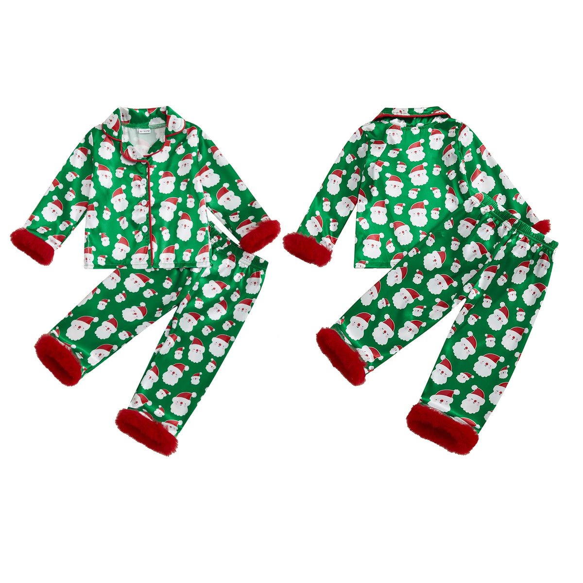 Pijama Navideño para Niños - Papá Noel
