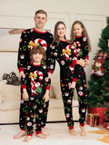 Pijama Navideño Familiar a Juego - Bastones de Caramelo
