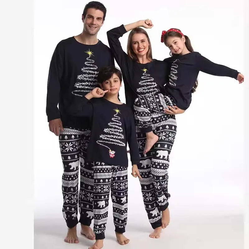 Pijama Navideño Familiar a Juego - Punto Suave
