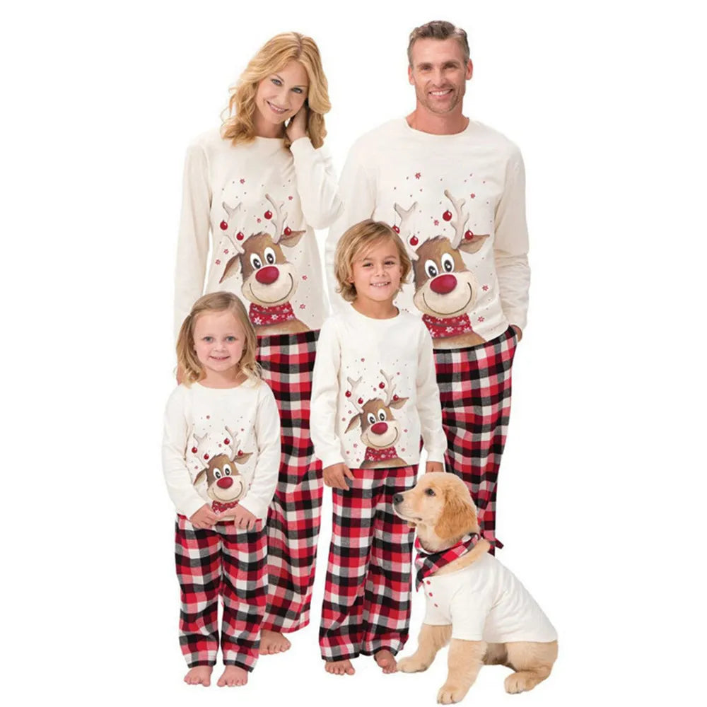 Pijama Navideño Familiar a Juego - Punto Suave
