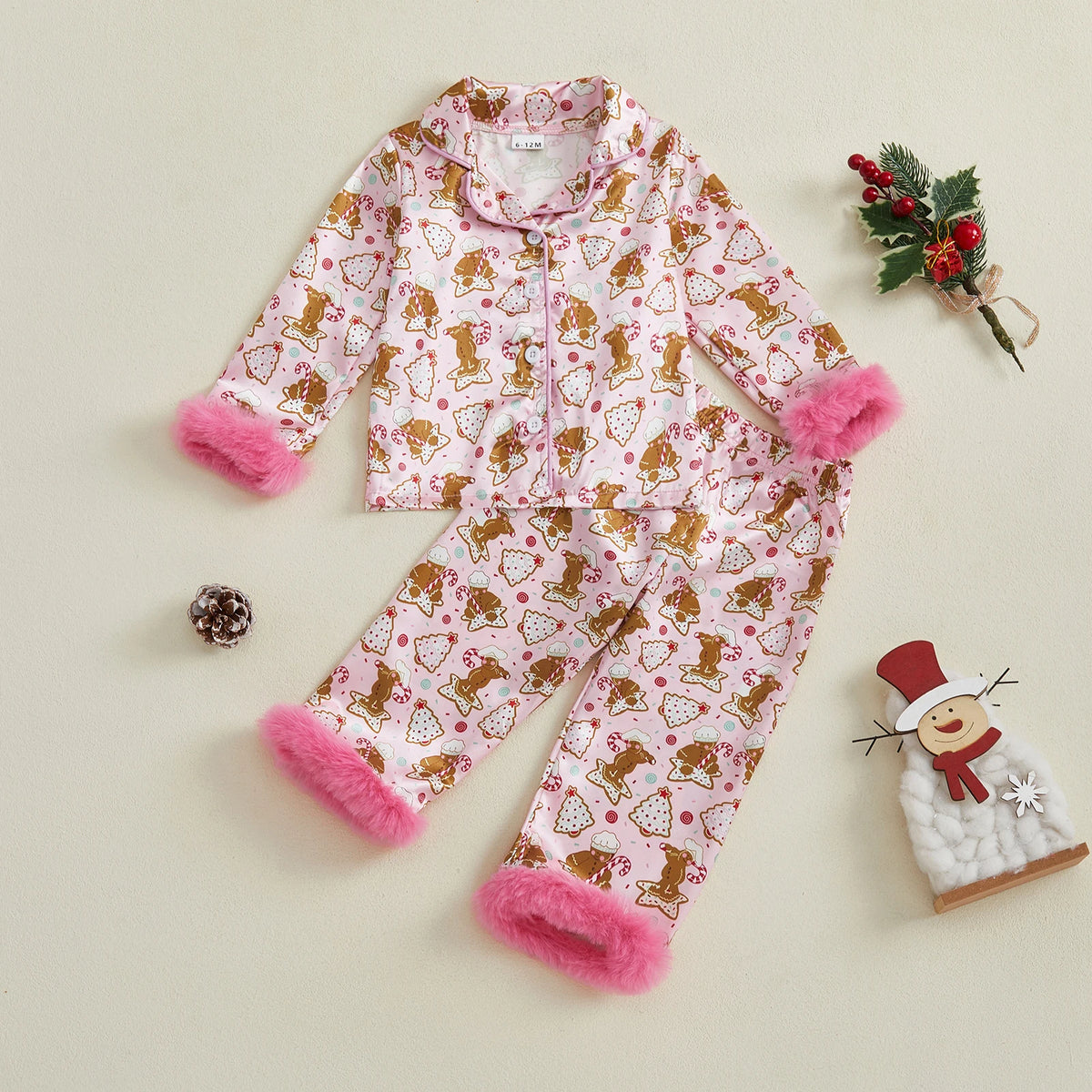 Pijama Navideño para Niños - Papá Noel