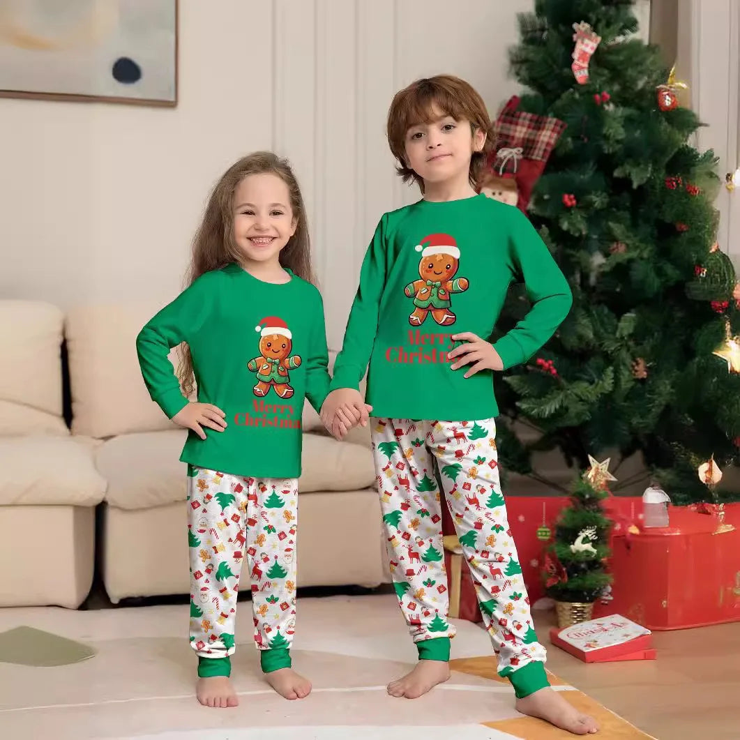 Pijama Navideño Familiar a Juego con Mascota - Jengibre