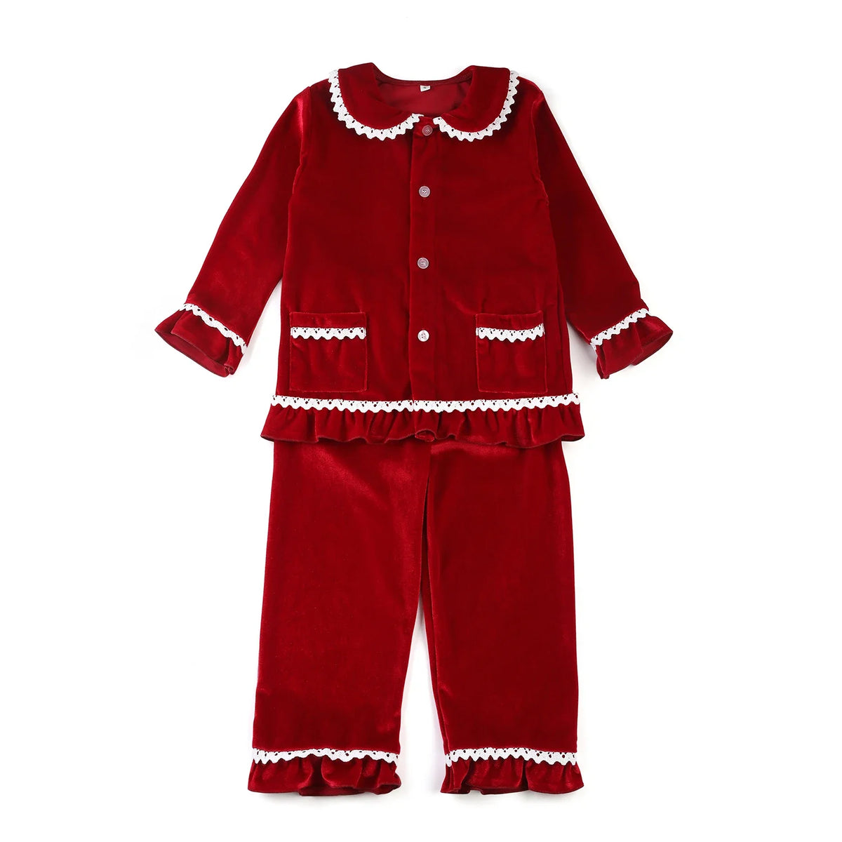 Pijama Navideño de Terciopelo para Niños