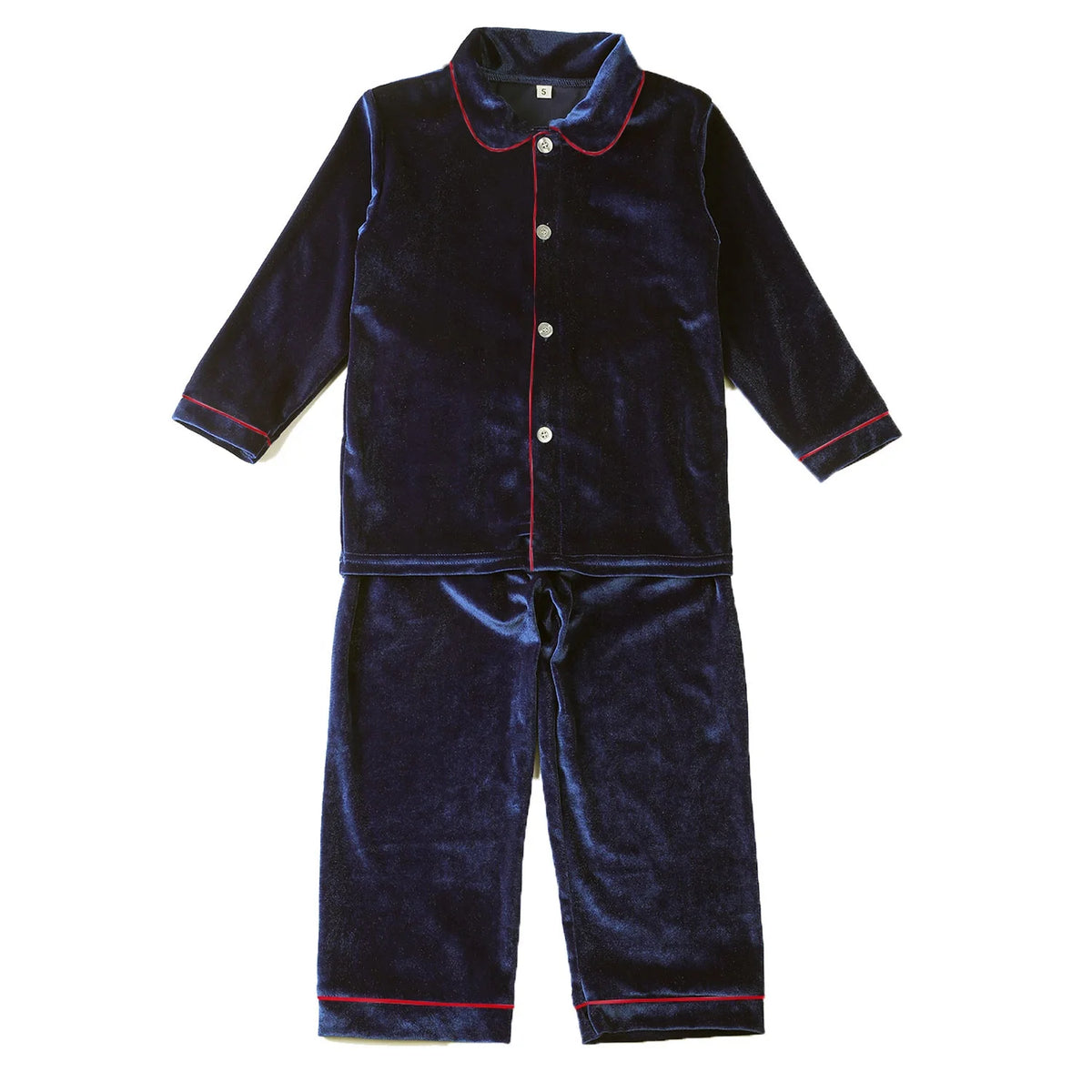 Pijama Navideño de Terciopelo para Niños