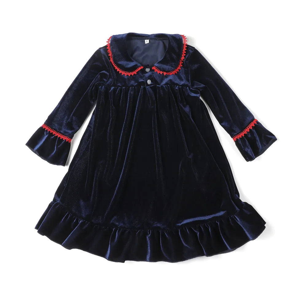 Pijama Navideño de Terciopelo para Niños