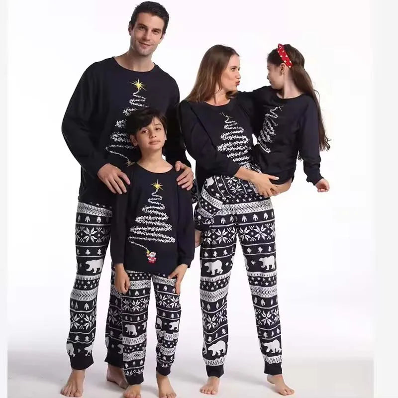 Pijama Navideño Familiar a Juego - Punto Suave