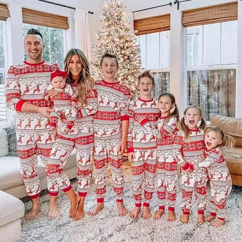 Pijama Navideño Familiar a Juego - Punto Suave